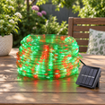 Tringa Color Rope Light Red And Green Solar Rope Lights 66ft 200 Ledmas String Light 8 Modes ...
