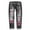X_Black, variant on Black Jeans Womens Ripped Lightweight Comfortable Casual Jeans Pink S