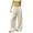 Beige, variant on COMVALUE Palazzo Pants for Women Wide Leg Flowy Pants with Pockets Elastic Mid Waist Summer Beach Vacation Outfits Lightweight (Beige, M)