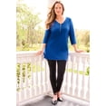 thumbnail image 2 of Catherines Women's Plus Size Suprema Studio Half-Zip Tunic, 2 of 6
