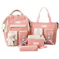 thumbnail image 1 of Girls School Bag Set Cute 5PCS Large Capacity Campus Backpack Elementary Bookbag, 1 of 10