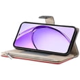 thumbnail image 2 of Funda cartera GANGXUN para OPPO A18/A38 , cuero PU con tarjetero, cremallera, correa de mano, soporte y protección 415°, 2 of 6