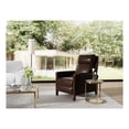 thumbnail image 4 of Sunset Trading Ethan Pushback Leather Recliner | Espresso Brown, 4 of 4