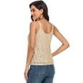 thumbnail image 6 of PrettyGuide Women's All Sequin Tank Tops Loose Flowy Sparkly Camisole Vest Club Party Shirt Top, 6 of 8