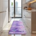 thumbnail image 4 of Urple Butterfly Flower Pattern Kitchen Rug Mat,Kitchen Runner Rugs Non Skid Washable,Decorative Kitchen Floor Mats for Kitchen,Sink,Laundry,17"x47.2", 4 of 7