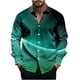 thumbnail image 2 of Ceisia Men's Slim Fit Geometric Print Shirt | Long-Sleeve Stretchy Turndown Collar Casual Top Gift, 2 of 5