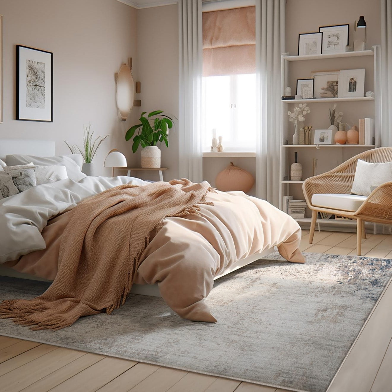 Rug Branch Havana Collection Traditional Distressed Area Rug