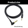 thumbnail image 3 of Replacement Balanced Audiophiles Cable Extension Cord for WH-1000XM2 XM3 XM4 Headphones, 3 of 4