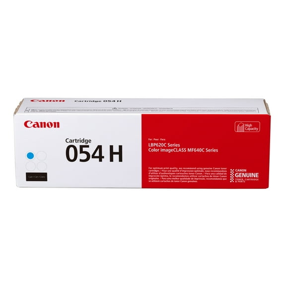 Genuine Canon Toner 054 Cyan, High Capacity - Yields Up To 2,300 Pages