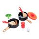 thumbnail image 1 of 11x accesorios de cocina simulados Montessori juguetes educativos utensilios de cocina juego de ollas y sartenes para niños niñas niños regalos de, 1 of 9