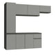 thumbnail image 4 of Cocina Integral Completa Modular Madesa Nice 220m Gris 02, 4 of 10