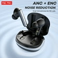 thumbnail image 7 of H60 Wireless Earbuds ANC Noise Cancelling Bluetooth Mic ENC HD Call TWS-Black, 7 of 7