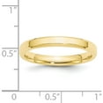 thumbnail image 4 of 10K Yellow Gold 10Ky 3mm Bevel Edge Comfort Fit Band Size 9 Made In United States 1bec030-9, 4 of 5