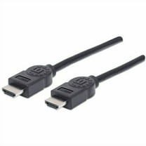 Manhattan 6ft High Speed Shielded 3D/4K HDMI Male to Male Cable - Black