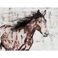 thumbnail image 2 of Orlov, Irena 24x19 Gold Ornate Wood Framed with Double Matting Museum Art Print Titled - Winner Horse III, 2 of 4