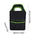 thumbnail image 3 of Green Gardening Tool Storage Bag Multi Pocket Tote Organizer For Garden Tools Accessories Not Included, 3 of 7