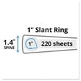 thumbnail image 3 of "Durable View Binder With Durahinge And Slant Rings, 3 Rings, 1"" Capacity, 11 X 8.5, Black | Bundle of 5 Each", 3 of 7