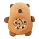 thumbnail image 5 of Almohada de peluche con forma de animalito y minimuñecas abrazables, decoración del hogar marrón, 5 of 9