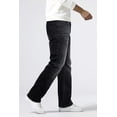thumbnail image 5 of GINGTTO Men's Jeans Relaxed Fit Straight Light Wash Stretch Denim Casual Comfort Pants, 5 of 6