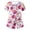 White, variant on Kayannuo Print Nursing Uniforms Scrub for Women Women Short Sleeve Irregular -neck Tops Working Uniform Blouse