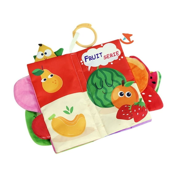 Soft Toys Baby Cloth Books, Touch and Feel Crinkle Books, Infants & Toddler, Early Development Interactive Car Toys & Stroller Toys for Boys & Girls