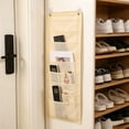 thumbnail image 6 of Wall Mounted Hanging File Organizer Bag, Non-Woven Fabric Portable Document Storage Pocket for Home Office School, Fits A4 Letter Legal Files, 6 of 6