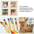 thumbnail image 6 of HYG 50 Pcs Natural Wood Sticks for Crafts Bulk Ice Popsicle Sticks Multipurpose Waxing Spatula Sticks 4.5 Inch Length Treat Sticks for DIY Art Projects, 6 of 7