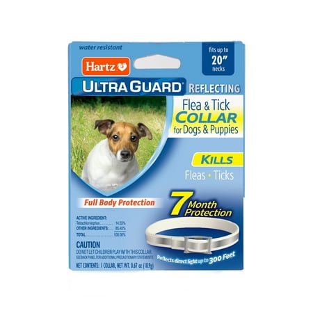 Hartz UltraGuard Flea & Tick Reflective Collar for Dogs, 1ct