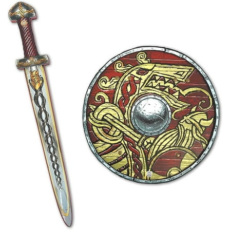 Liontouch - Viking Foam Sword & Shield | For Boys Aged 3-8 Years | Medieval Set For Berserkers
