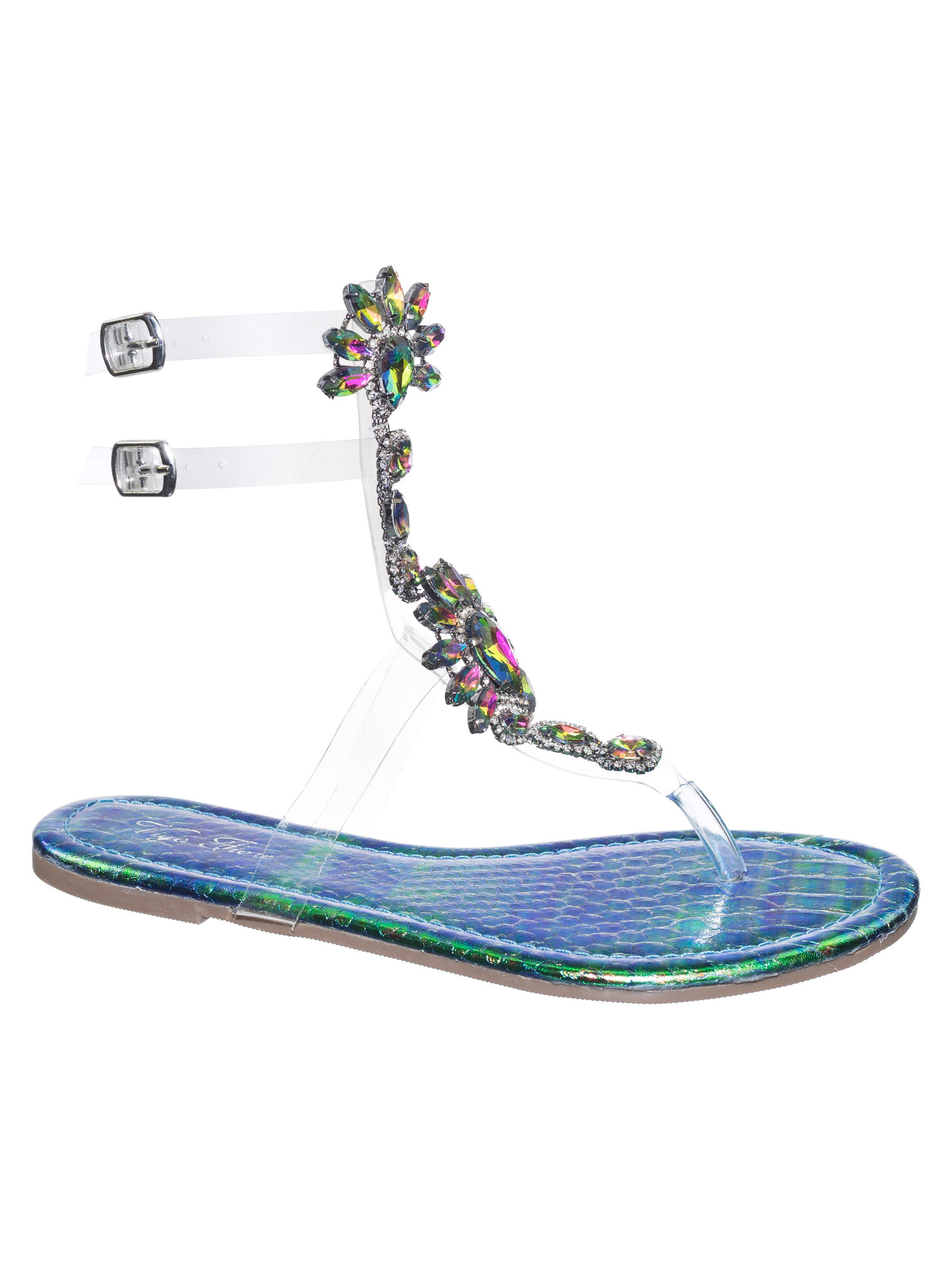 vigo fiore rhinestone flats