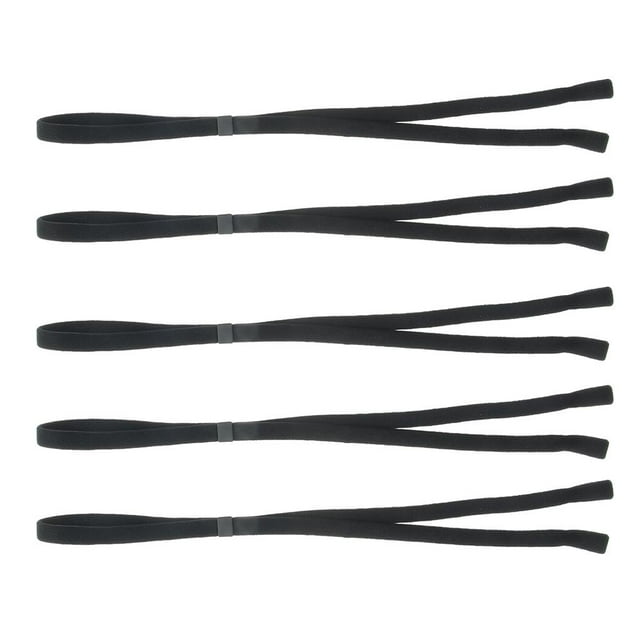 5 Pcs Sangles de Lunettes Cou Cou Cordon Lunettes de Soleil Cordon de Lunettes Support Bande Sport Noir