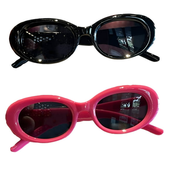 GJX 2Pcs Baby Sunglasses,Light and Safe Materials Toddler Sunglasses Age 2-4,Parent-Child Design Infant Sunglasses,Style1