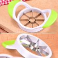 thumbnail image 3 of ShenFei Green Apple Cutter - Apple Cutter With 8 Stainless Steel Blades, Apple Core Remover, Easy To Use Apple Peeler - Cut Fruit, Peel & Corer, 3 of 5