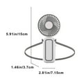 thumbnail image 4 of Hwkond Handheld Fan New Handheld USB Mini Fan Students Outdoor Neck Portable Fan on Clearance, 4 of 7