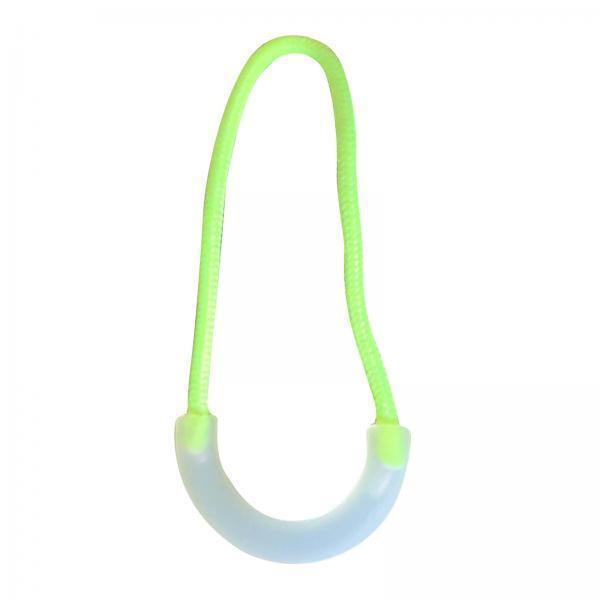 2x Tiradores de Cremallera Luminosos Tiradores de Cremallera para Maletas de Viaje Bolso Mochila Amarillo , 2 piezas