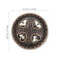 thumbnail image 4 of MasteelfCA 20 Sets Zinc Alloy Button Purse Buckle Snap Button Cartoon Wallet Buckle, 4 of 7
