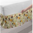 thumbnail image 2 of Farmhouse Bed Skirt, Nursery Barnyard Theme Cartoon Farm Animals and Organic Crops Vegetables Pattern, Elastic Bedskirt Dust Ruffle Wrap Around for Bedding Decor, 4 Sizes, Multicolor, by Ambesonne, 2 of 2