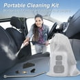 thumbnail image 4 of ALILYY Steam Cleaner 2500W Handheld Steam Cleaner for Home,Steamer for Cleaning with 42oz Water Tank,6 Cleaning Attachments for Cleaning Stubborn Stains,Grease,Floors,Couches & Cars，White, 4 of 16