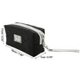 thumbnail image 2 of 1 Pc Women Portable Lingge Love Makeup Bag for Travel Vacation Wedding Black PU, 2 of 4