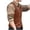 Coffee, variant on Angala Men's Corduroy Vest Retro British Style Casual Outerwear For Daily Wear And Business Occasions Handsome Cozy Men's Outerwear Vests