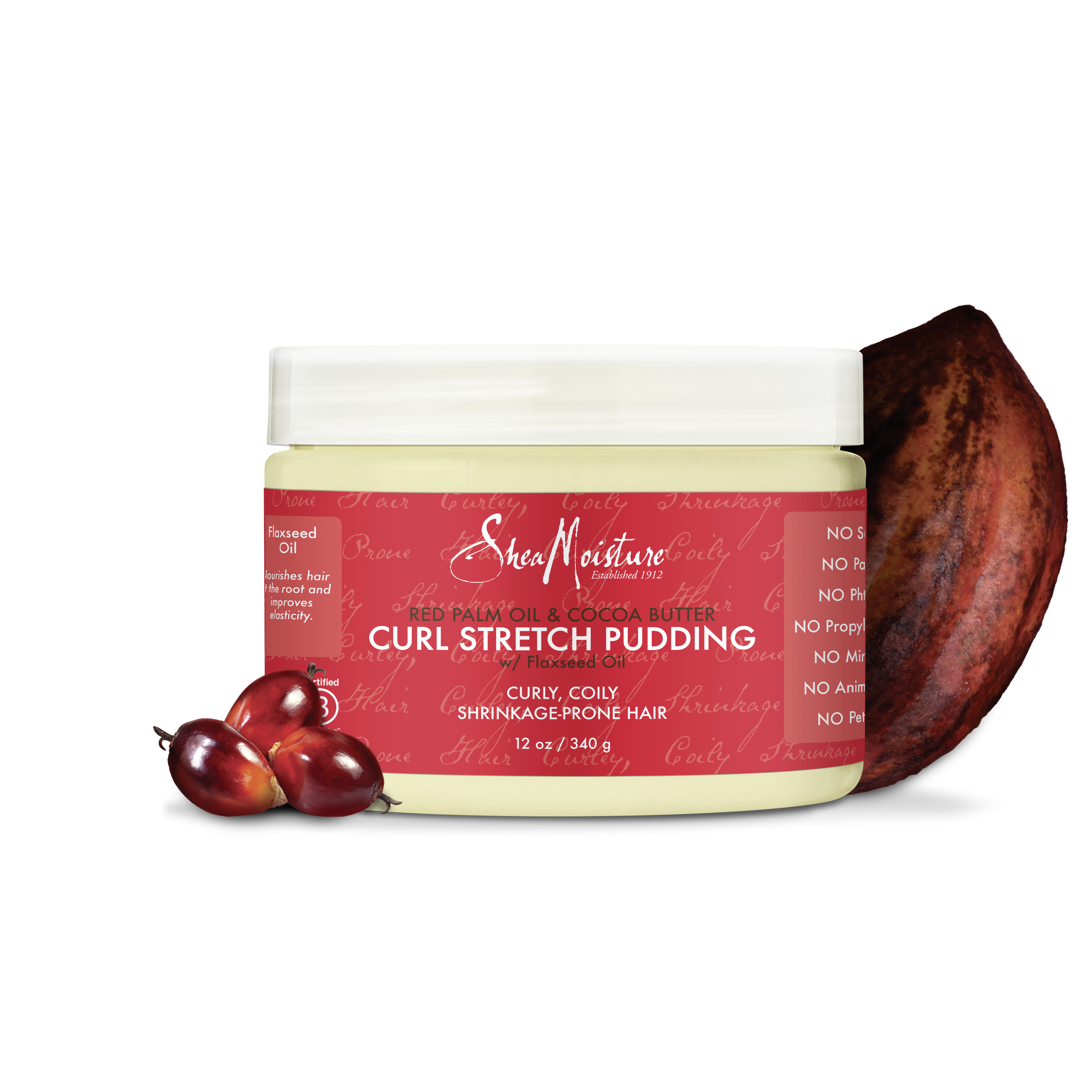 Sheamoisture Red Palm Oil Cocoa Butter Curl Stretch Pudding 12