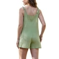 thumbnail image 3 of INSPIRE CHIC Casual Shorts Jumpsuits for Women's Sleeveless Adjustable Spaghetti Strap Summer Overalls XL Green, 3 of 6