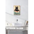 thumbnail image 4 of Life's at Ease with an Ocean Breeze Black Cat Aluminum Sign 12x8 inches Vintage Metal Sign Beachy Nautical Cottage Summer Tiki Home Outdoor Decor, Housewarming Gift for Beach Lovers, 4 of 6