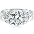 thumbnail image 5 of Pompeii Certified 2.75-6.75Ct Round Marquise Diamond Engagement Ring 14k Gold Lab Grown, 5 of 6