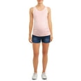thumbnail image 2 of Oh! Mamma Maternity Women's Shorts with Frayed Hem and Full Panel (Women's & Women's Plus), 2 of 7