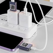 USB C Power Meter with Rotatabled Display for Easy Voltage Current Testing