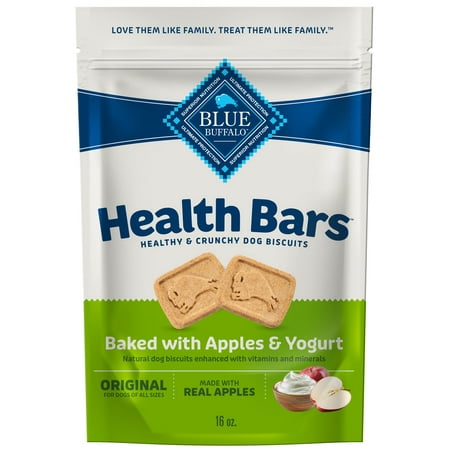 UPC 840243105618 product image for Blue Buffalo Health Bars Crunchy Dog Biscuits  Apples & Yogurt  16-oz. Bag | upcitemdb.com