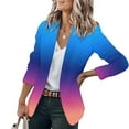 thumbnail image 1 of Vedolay Blazer Jackets Women Suit Jackets for Work Business Casual Lightweight Lapel Long Sleeve Tops,Blue M, 1 of 5