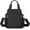 Black, variant on Nylon Crossbody Bag for Women Waterproof Shoulder Bag with Multi Pockets and Top Handle