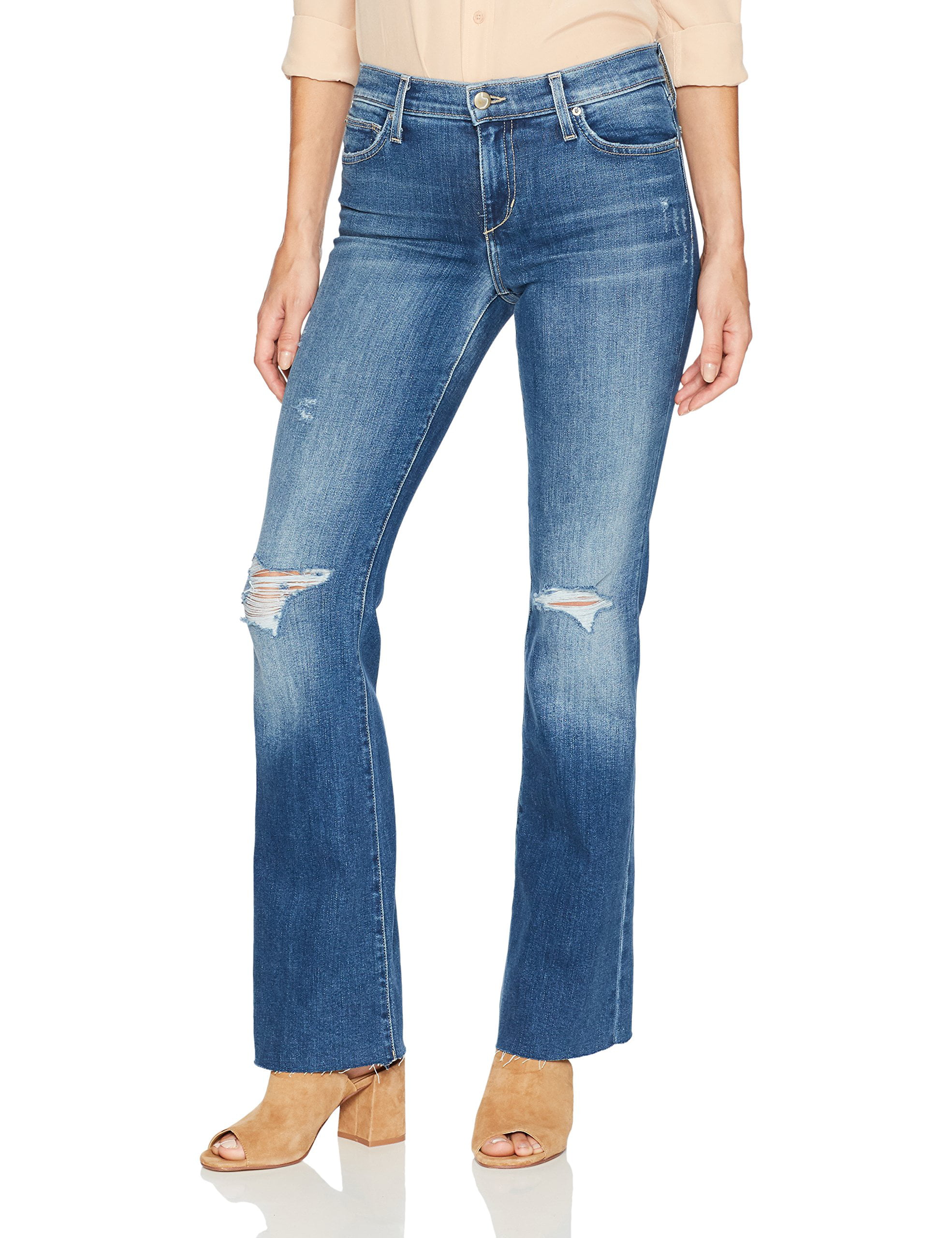 JOE'S Jeans - Womens Provocateur Bootcut Jeans Ripped Knee Frayed 24 ...